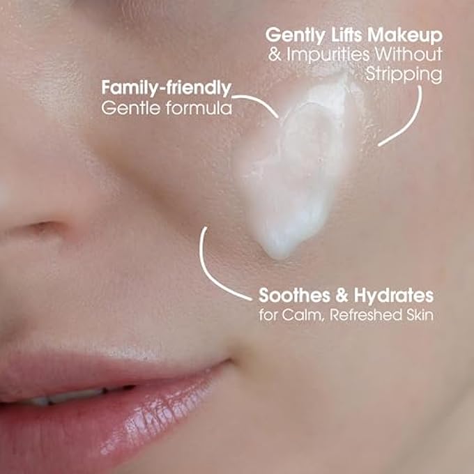 Yes To CUCUMBERS DAILY GENTLE MILK CLEANSER, SOOTHING FACE WASH THAT WON'T STRIP YOUR SKIN & HOLDS MOISTURE, WITH CUCUMBER EXTRACT, SOY PROTEINS & GREEN TEA, NATURAL, VEGAN & CRUELTY FREE, 6 FL OZ - Image 3
